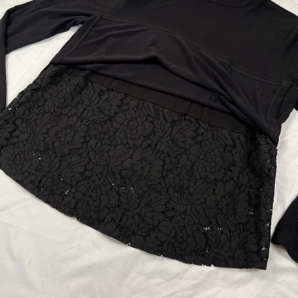 Generation Love Black Double Layer Turtleneck Lon… - image 3